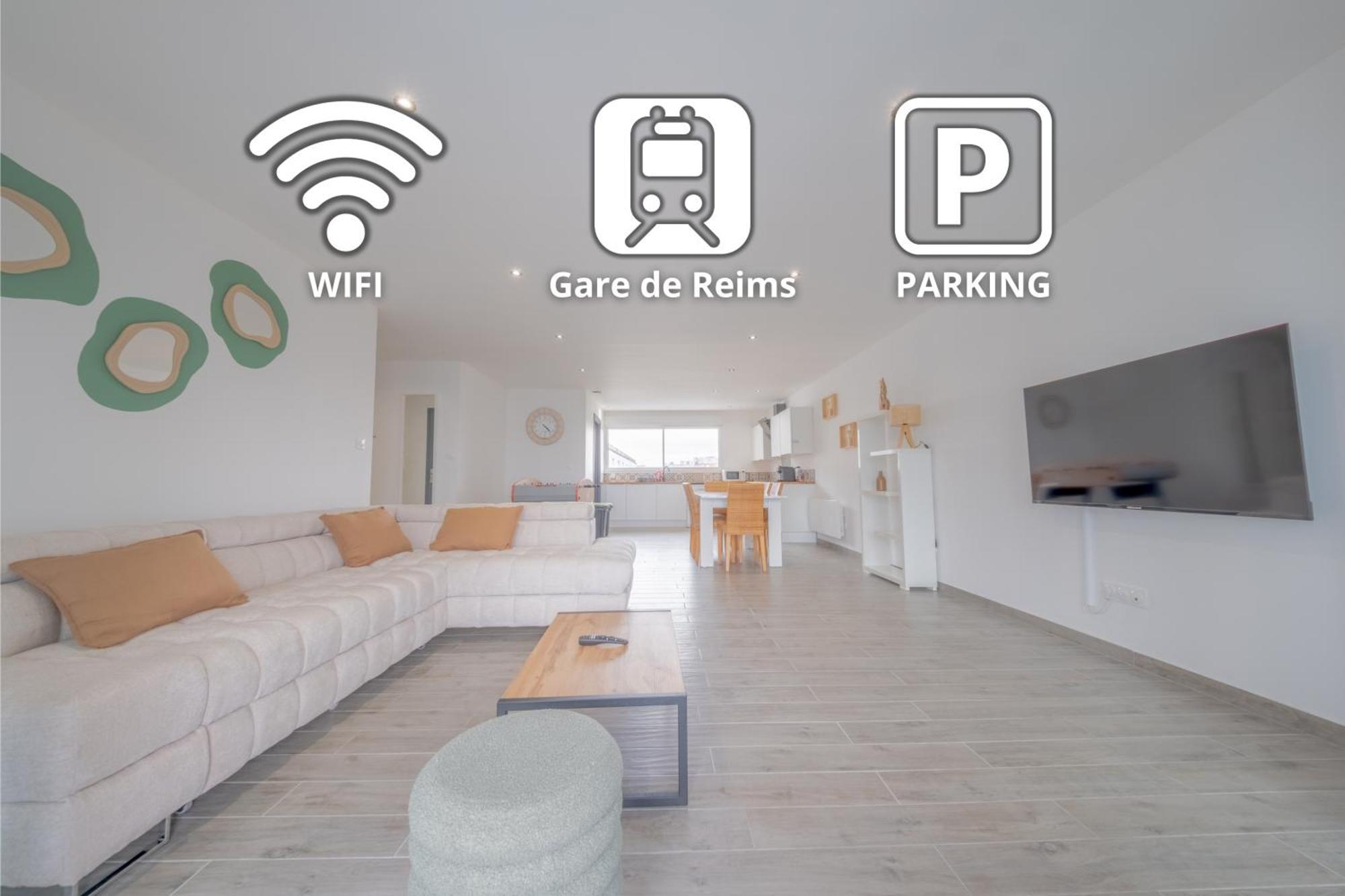 Le Trianon - Parking Prive Apartman Reims Kültér fotó